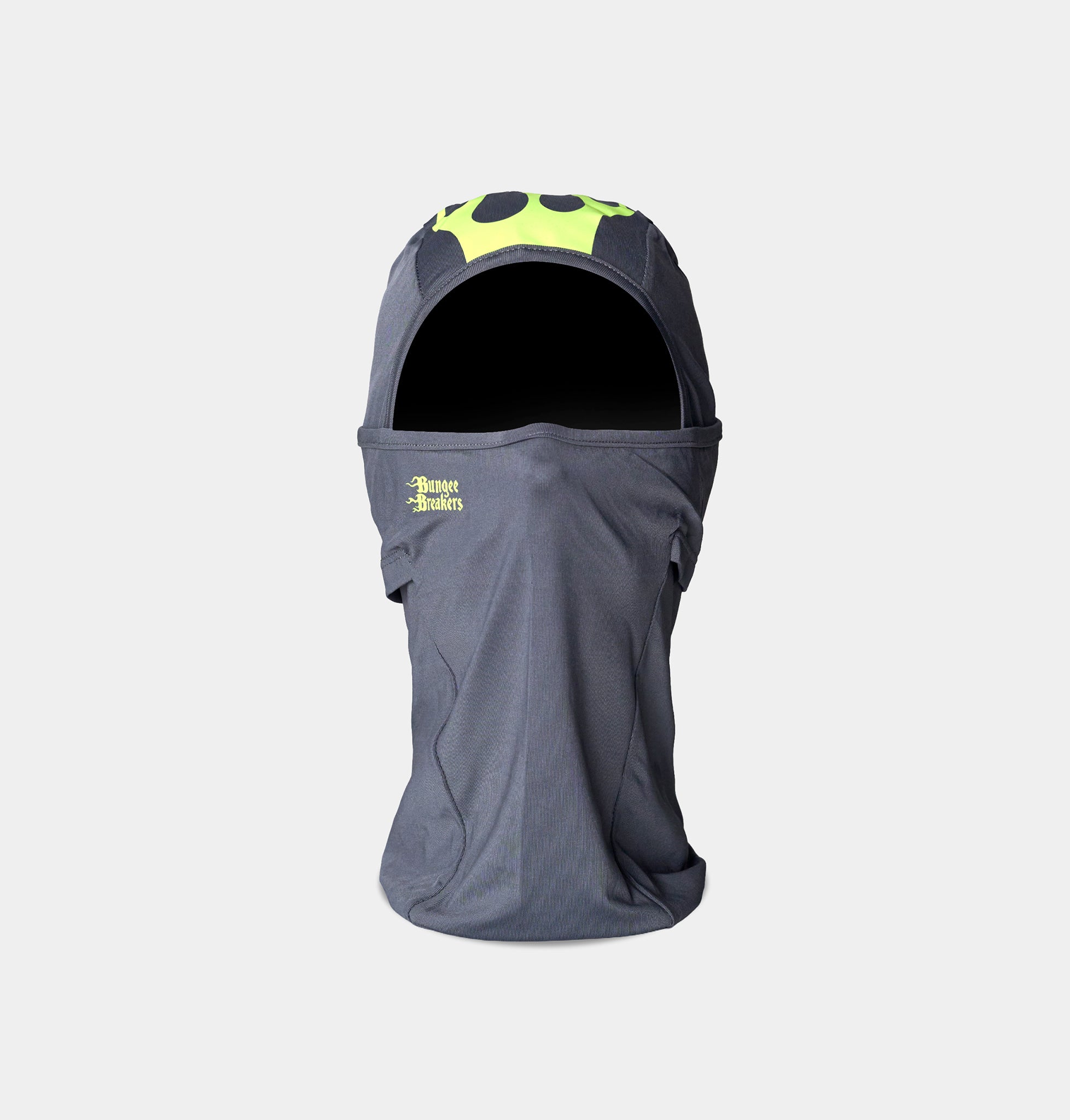 Balaclava Ski Mask - Grey / Reflective Acid (AK x Bungee Breakers)